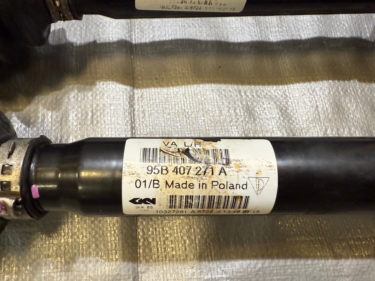 2015-2018 Porsche Macan Front CV Axle Shafts / Pair / OEM / 84K