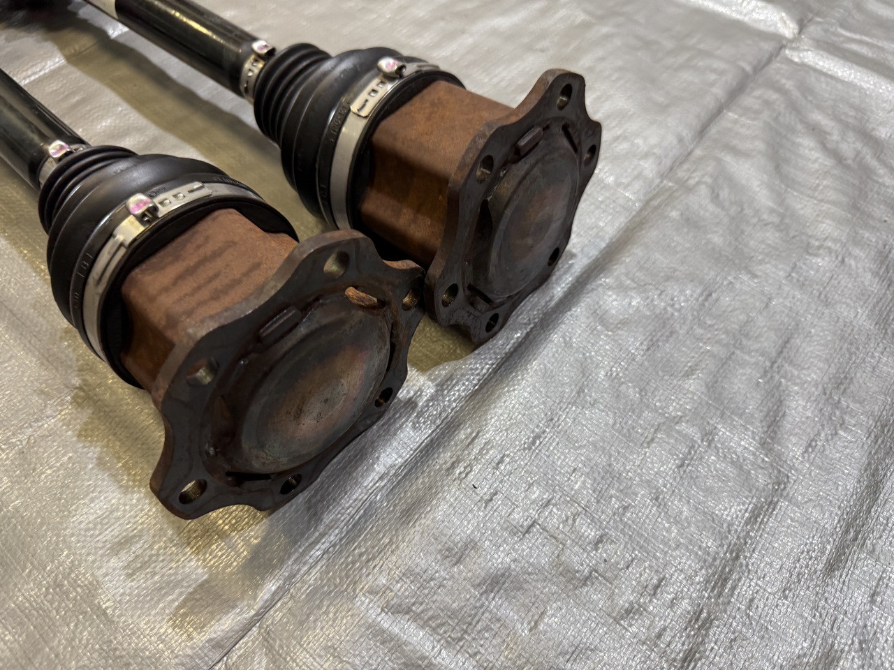 2015-2018 Porsche Macan Front CV Axle Shafts / Pair / OEM / 84K