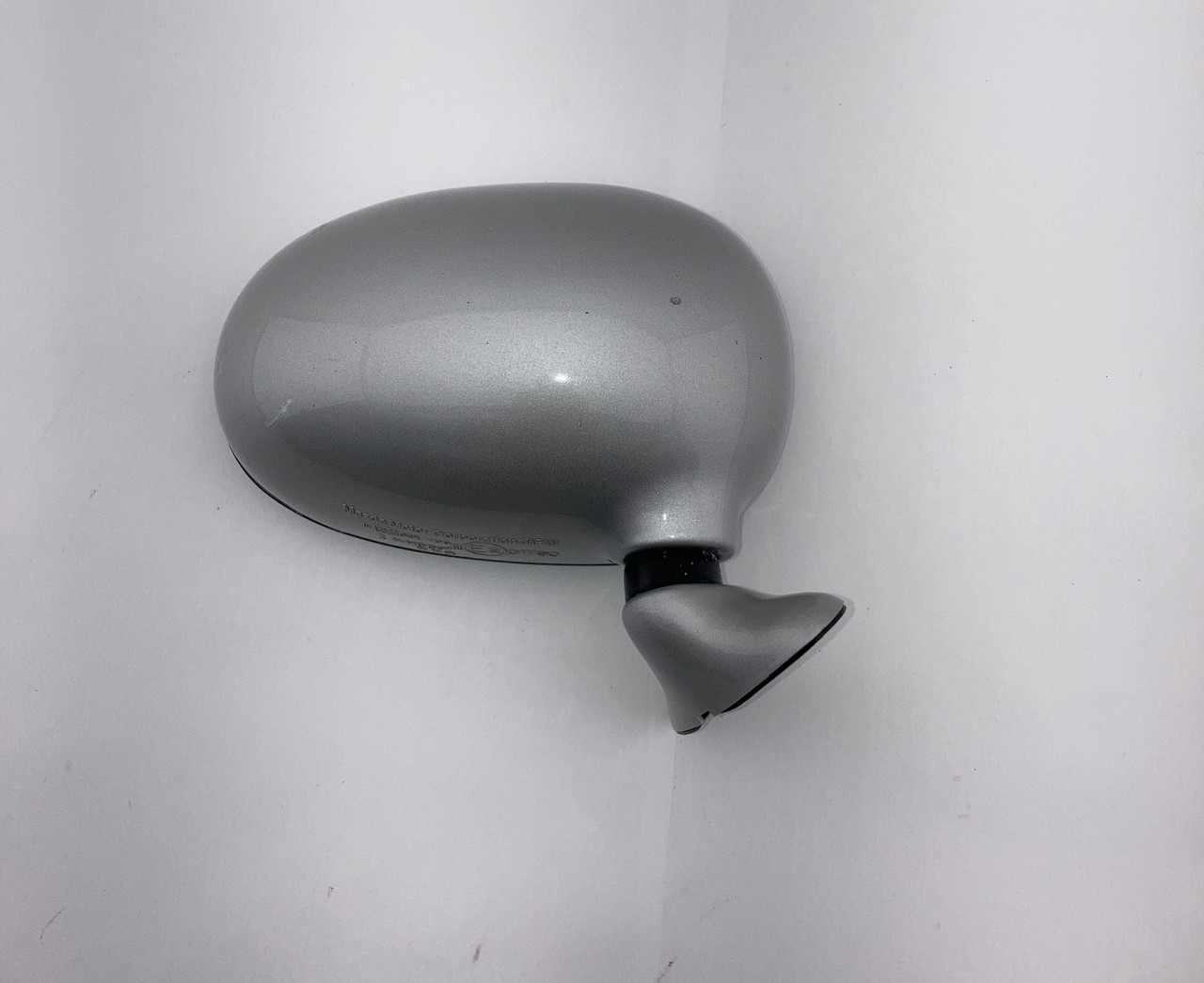 1990-1997 Mazda Miata Passenger Side Mirror / Manual / Silver