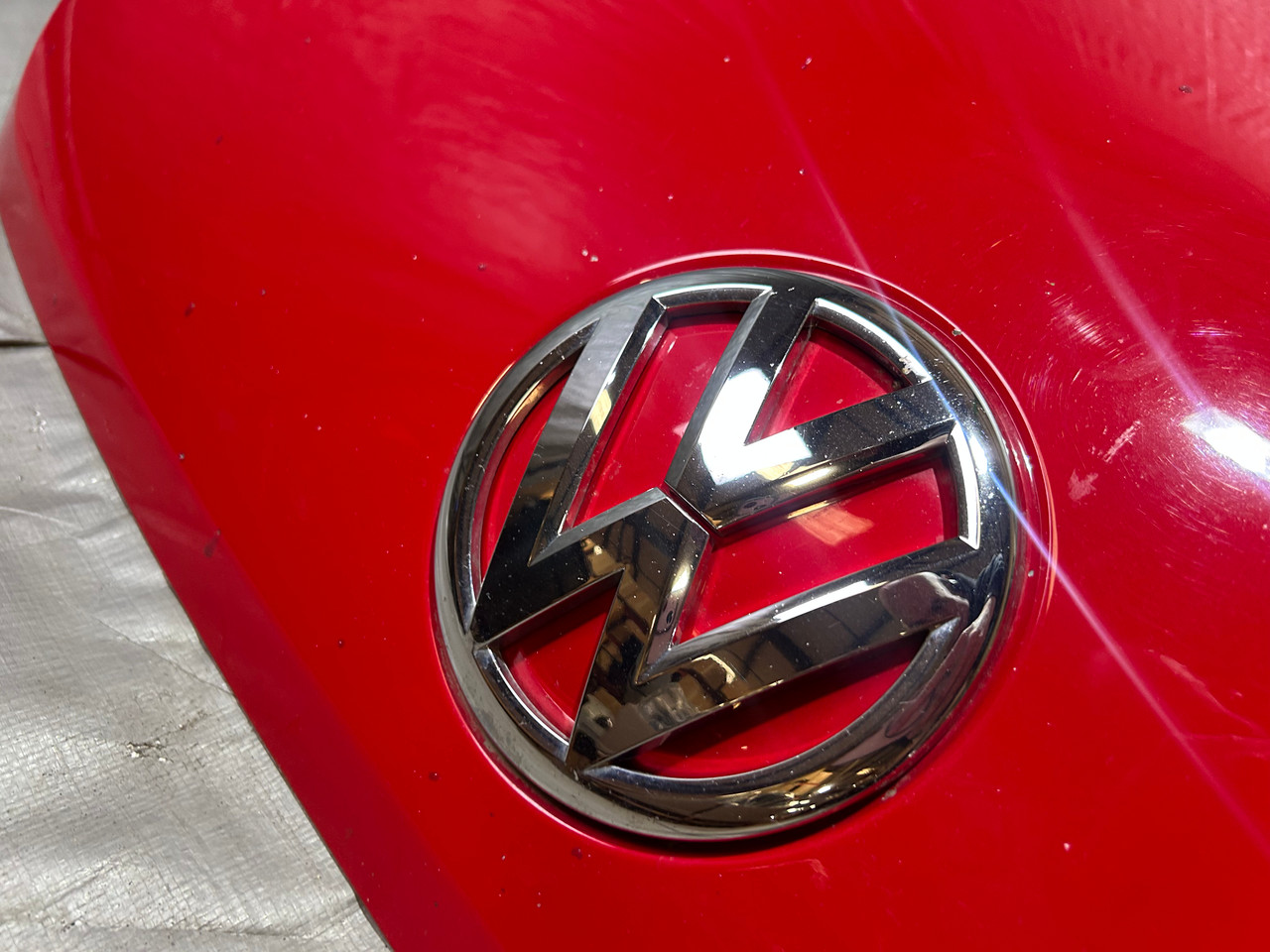 2013-2019 Volkswagen Beetle OEM Hood Panel / Tornado Red VB012