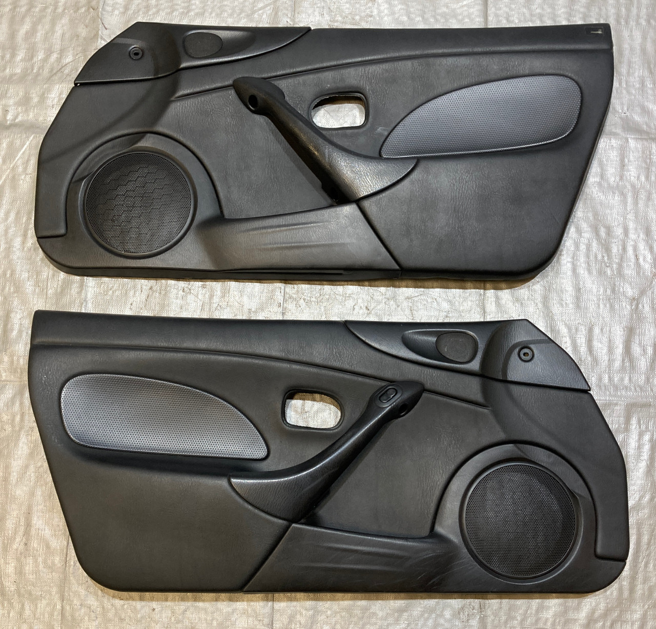 2001-2005 Mazda Miata Interior Door Panels / Black / Pair / NB261