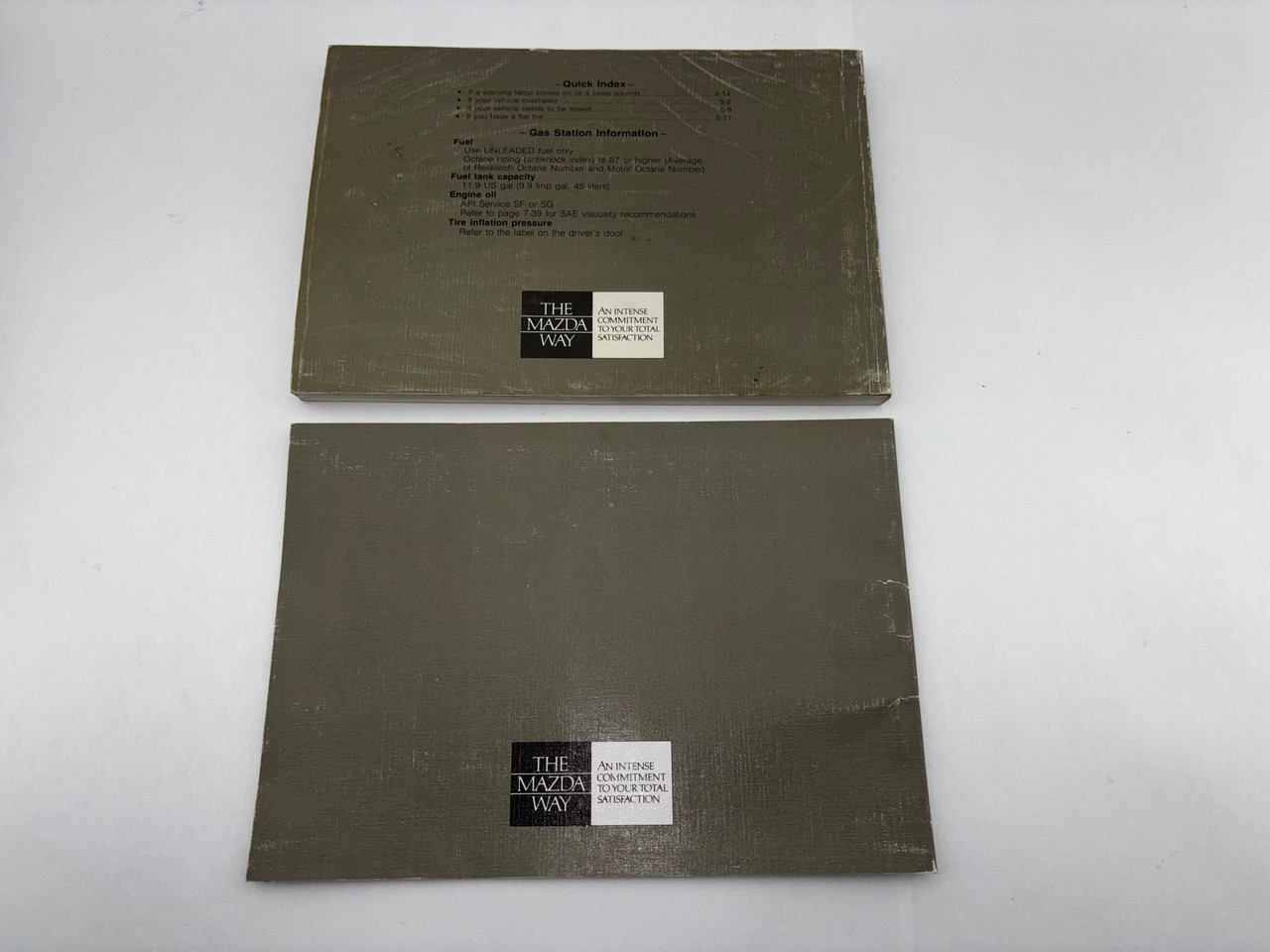 1990 Mazda Miata Factory Owner's Manual w/ Case / NA106 - Redline