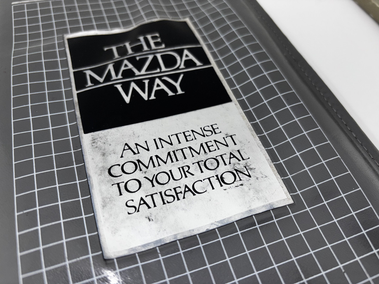 1990 Mazda Miata Factory Owner's Manual w/ Case / NA106 - Redline