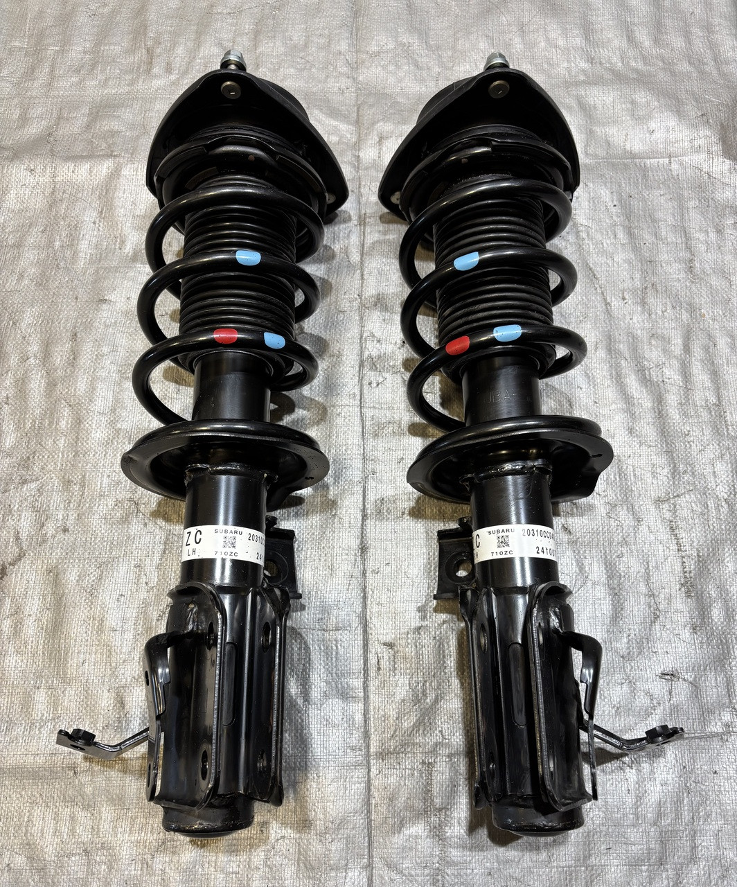 BRZ ZC6 純正ショック STIダウンサススプリング BRZ STIスプリング交換 四輪アライメント調整 - カー用品持込取り付け