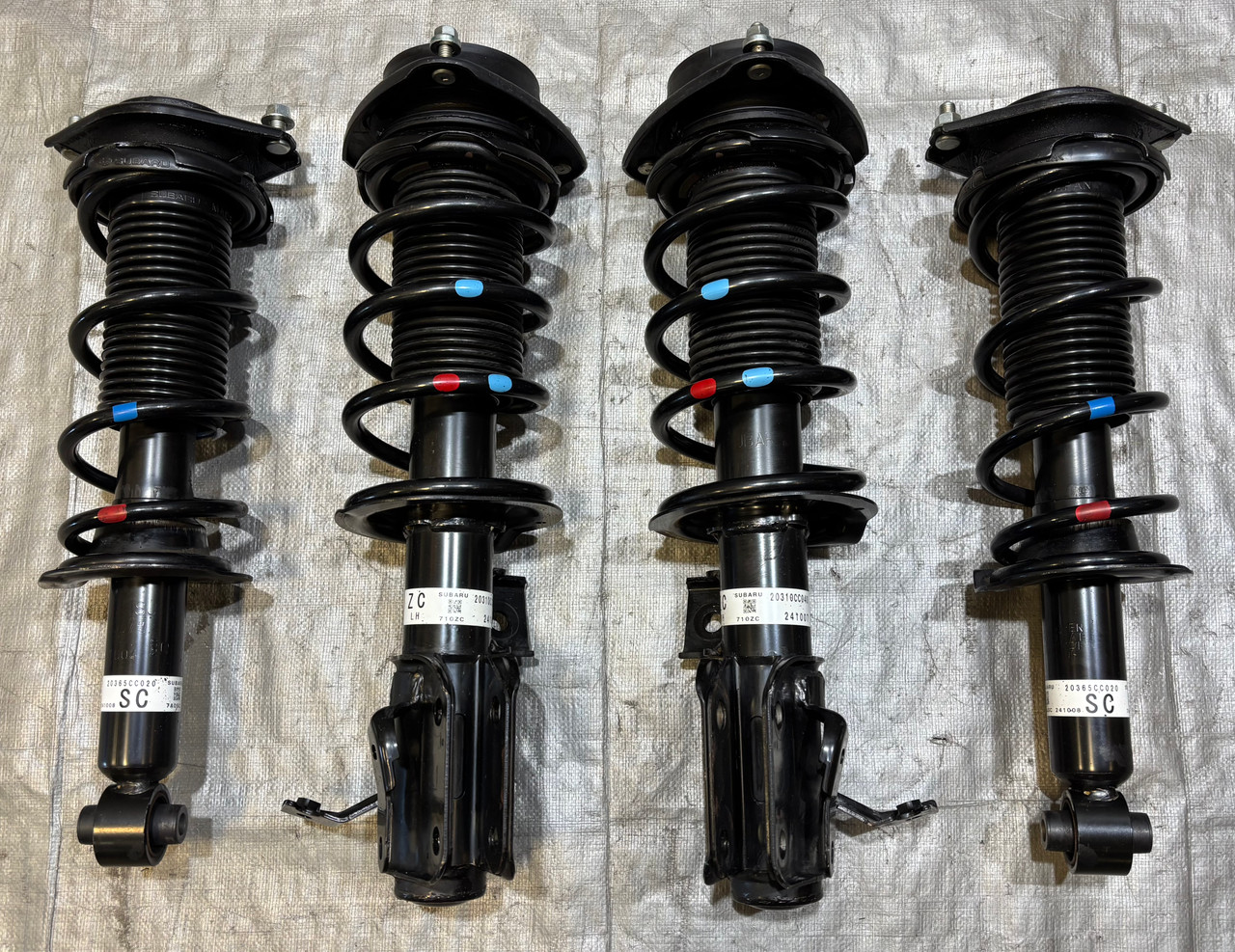 2024-2025 Subaru BRZ tS OEM STI Suspension Shocks / Struts / Set