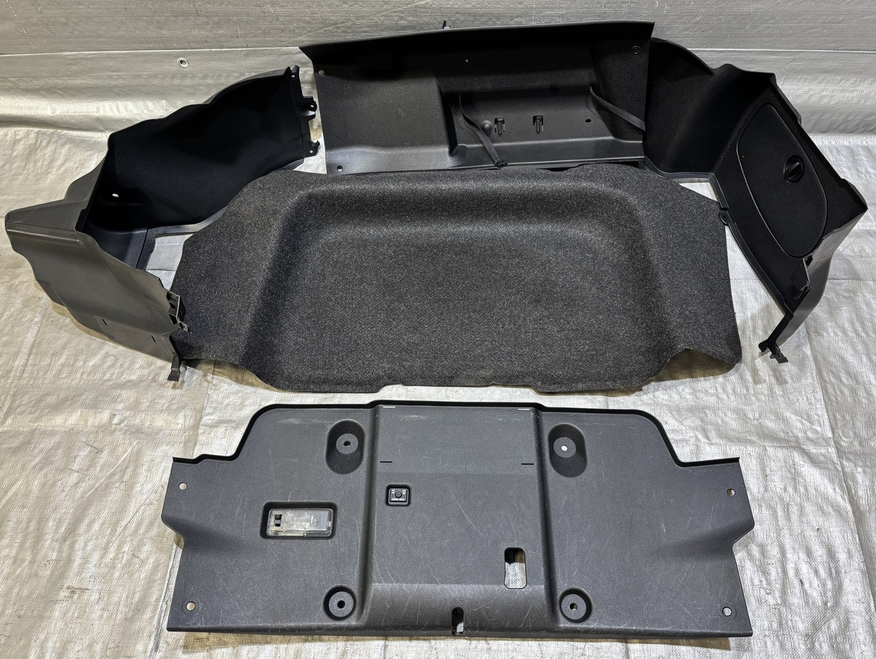 2006-2015 Mazda Mx5 Miata Trunk Carpet Set w/ Plastic Trim / NC105