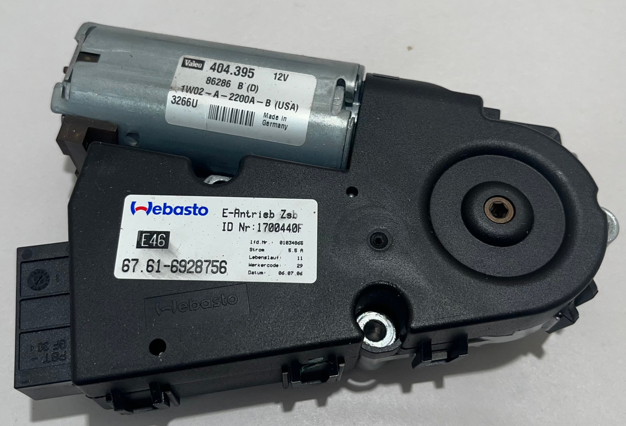 2002-2006 Mini Cooper R50 R53 Hatchback Sunroof Actuator Motor