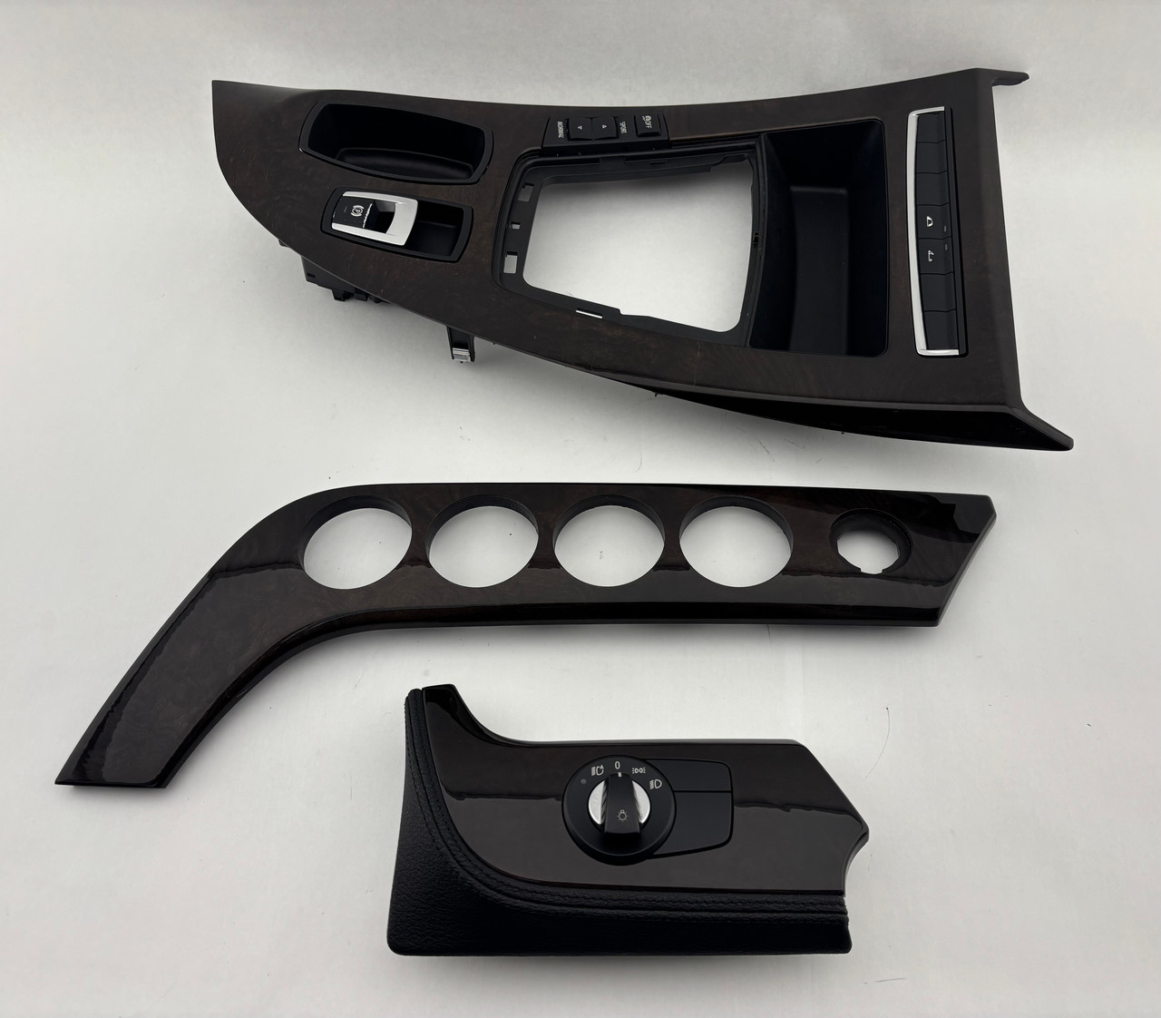 2009-2011 BMW E89 Z4 Dashboard / Console Trim Set / Fine Wood