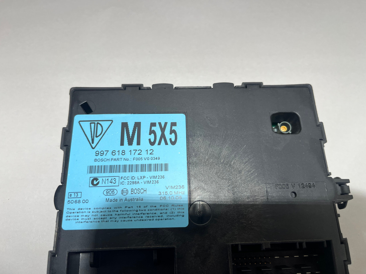 2005-2006 Porsche 987 Cayman S 3.4l ECU DME KIT / Immobilizer
