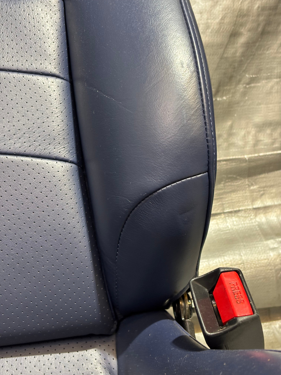 2000-2005 Honda S2000 OEM Blue Leather Seats / Pair / HS008