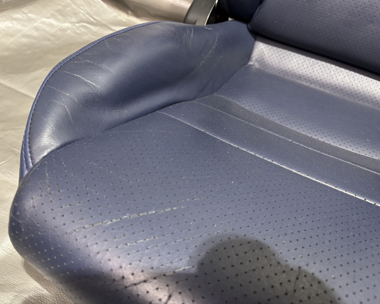 2000-2005 Honda S2000 OEM Blue Leather Seats / Pair / HS008