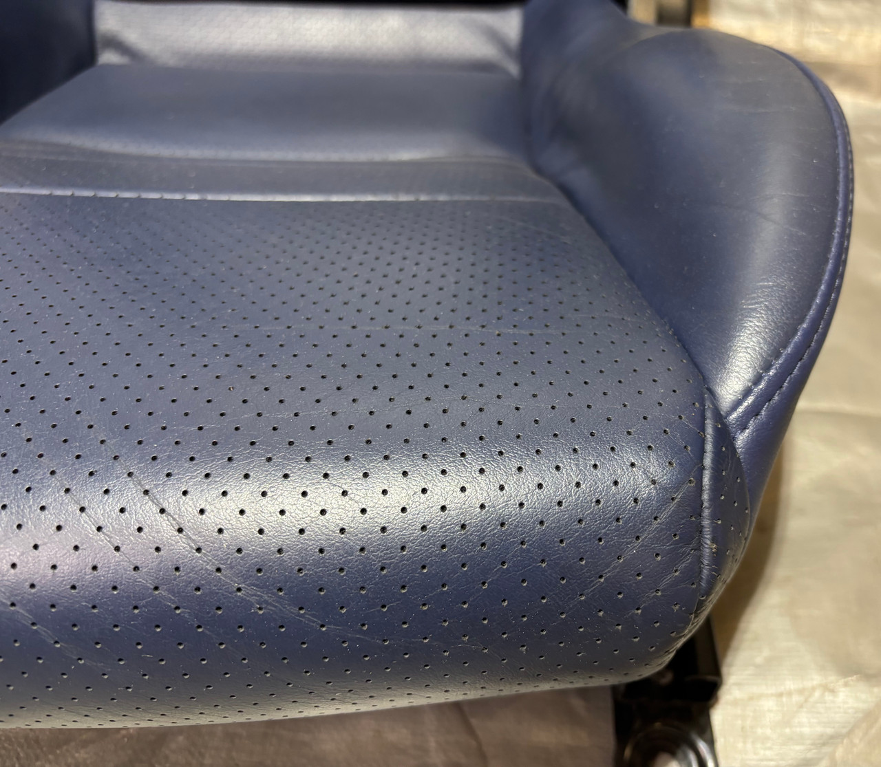 2000-2005 Honda S2000 OEM Blue Leather Seats / Pair / HS008