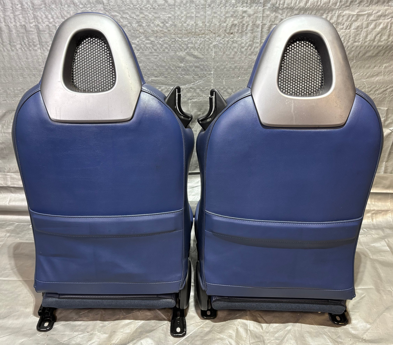 2000-2005 Honda S2000 OEM Blue Leather Seats / Pair / HS008