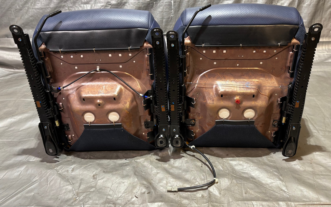 2000-2005 Honda S2000 OEM Blue Leather Seats / Pair / HS008