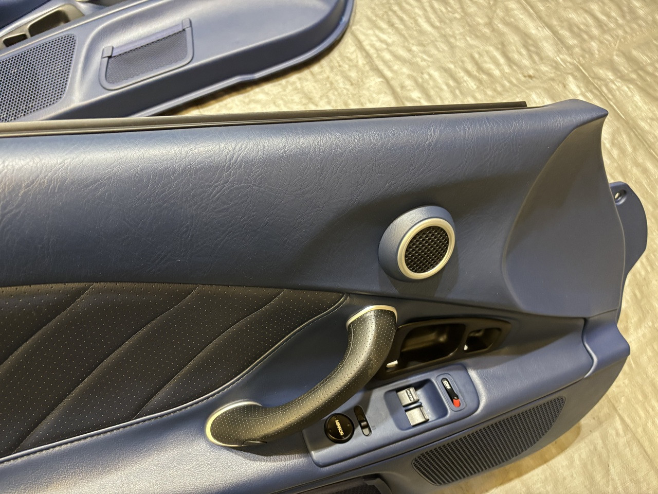 2002-2003 Honda S2000 Interior Door Panels / Pair / Blue / HS008