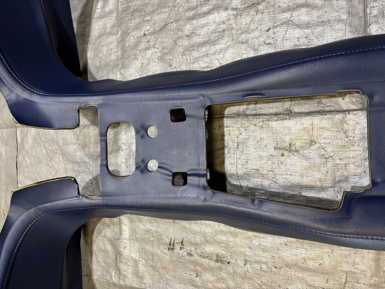 2000-2009 Honda S2000 Center Console Leather Apron Surround / Blue