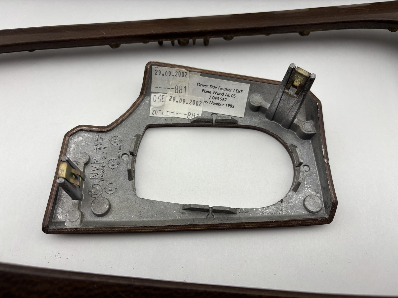 2003-2008 E85 E86 BMW Z4 Fine Wood Interior Dashboard / Console