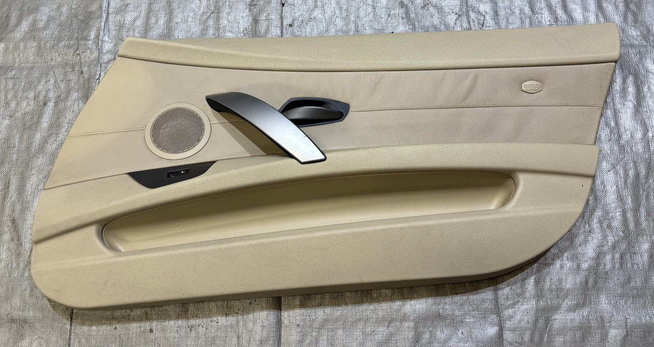 2003-2008 E85 E86 BMW Z4 Leather Door Panels / Oregon Beige / Pair
