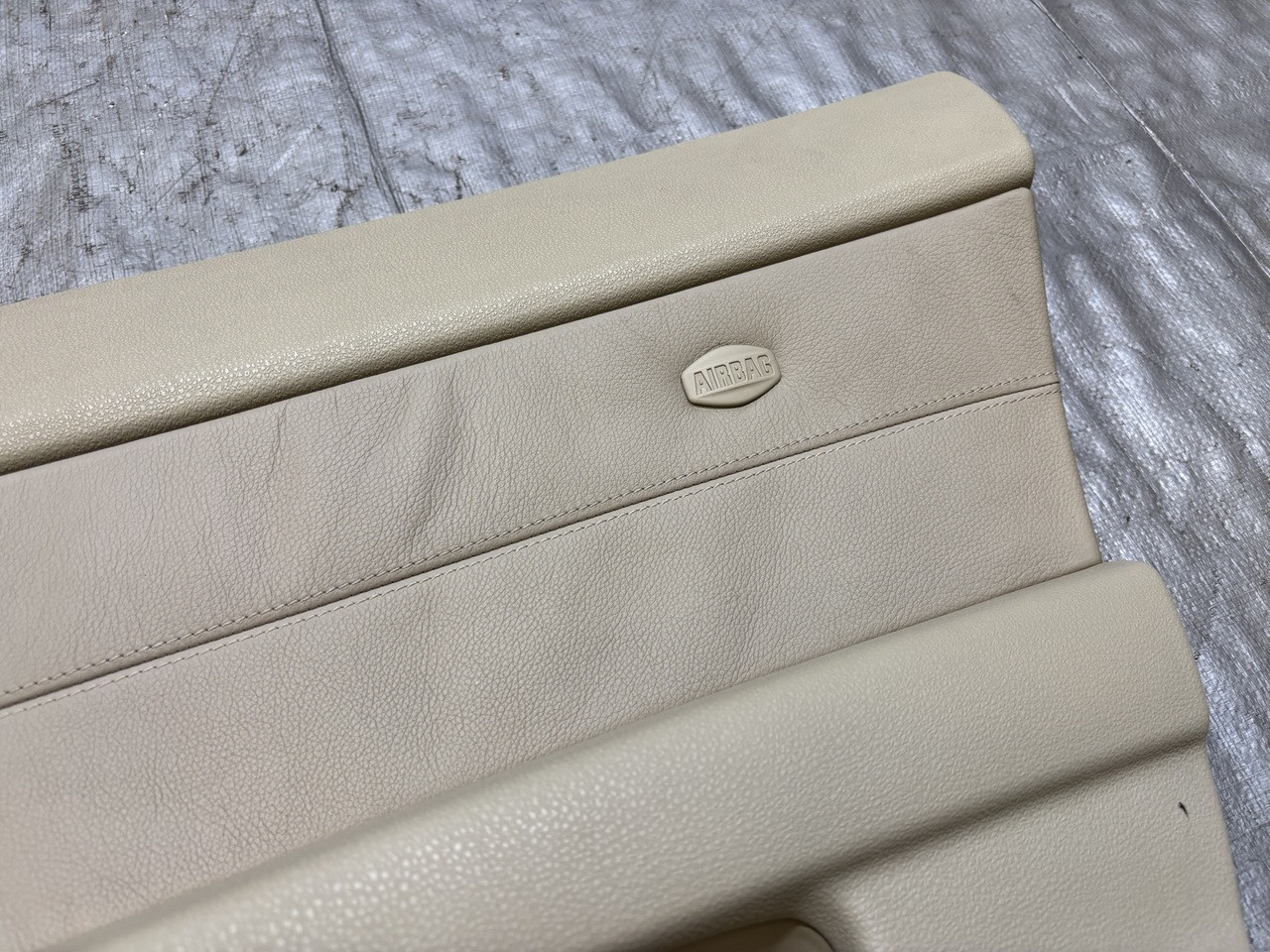 2003-2008 E85 E86 BMW Z4 Leather Door Panels / Oregon Beige / Pair
