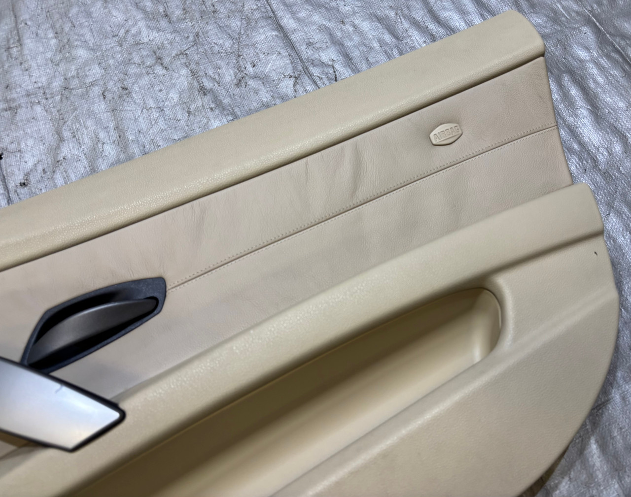 2003-2008 E85 E86 BMW Z4 Leather Door Panels / Oregon Beige / Pair