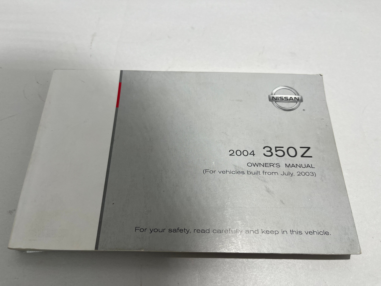 2004 Nissan 350z Touring Convertible Factory Owner's Manual w