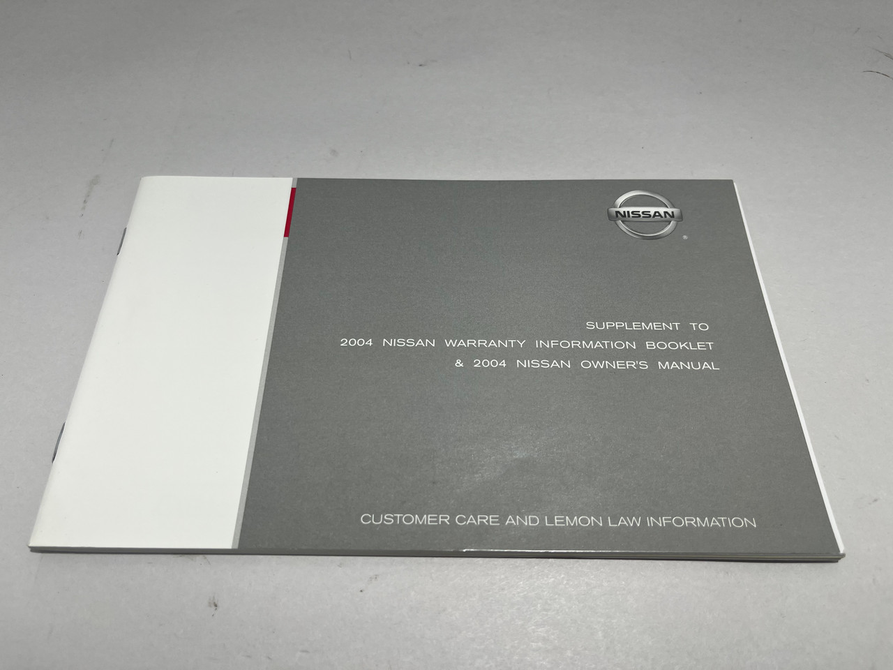 2004 Nissan 350z Touring Convertible Factory Owner's Manual w
