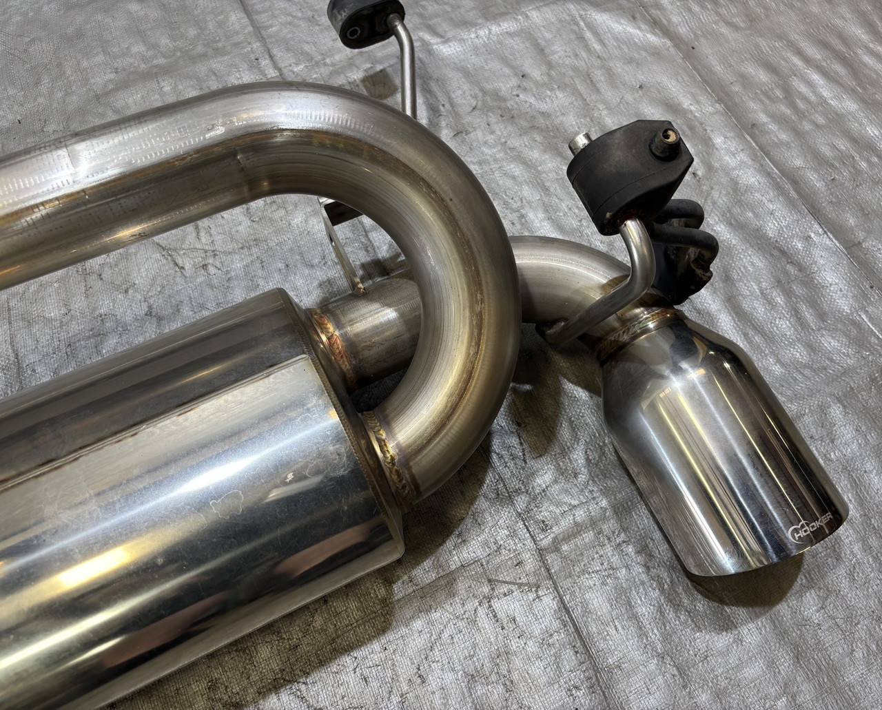2003-2008 Nissan 350Z Hooker Blackheart Axle Back Exhaust Muffler