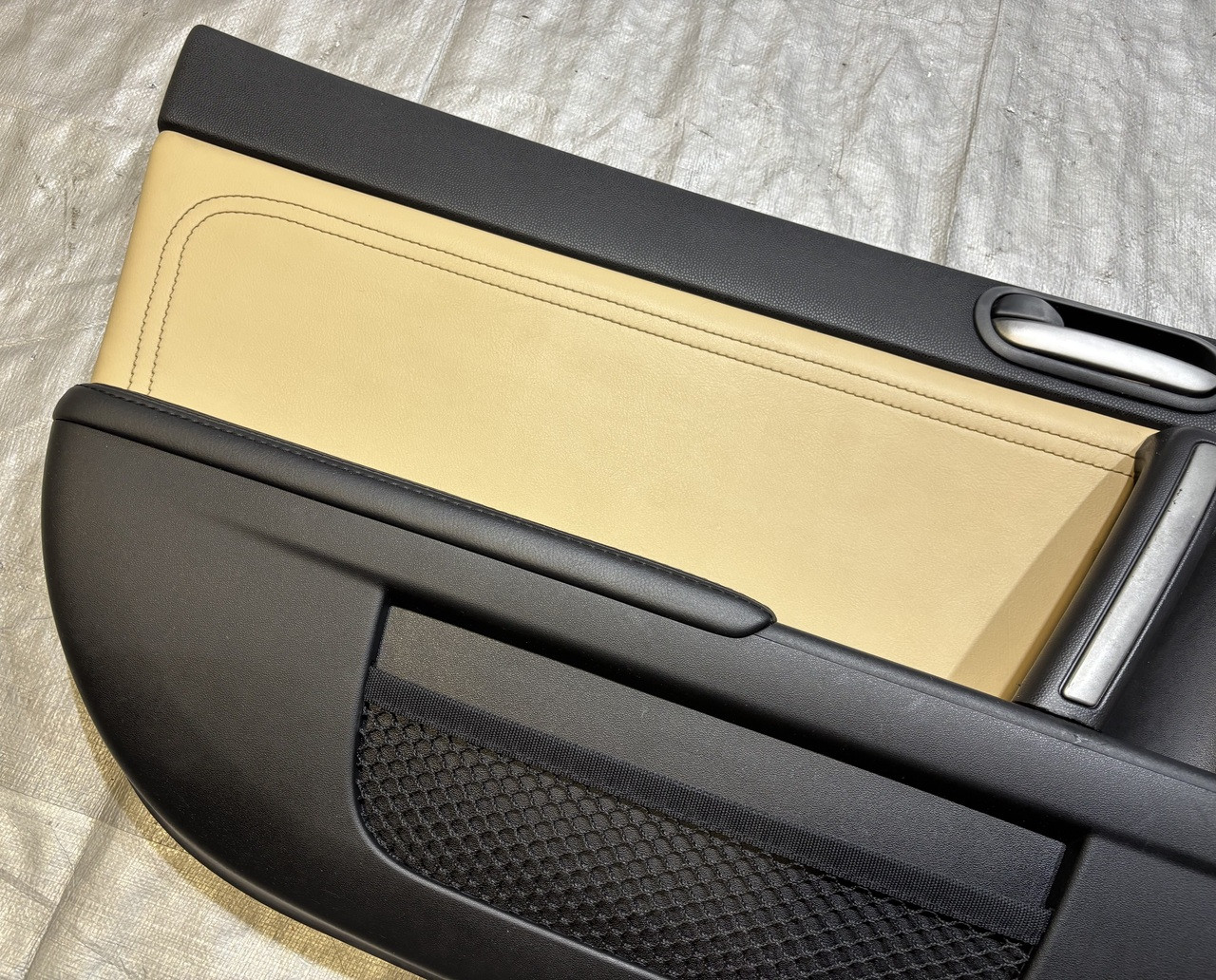 2009-2015 Mazda MX5 Miata Leather Door Panels / Dune Beige / NC106