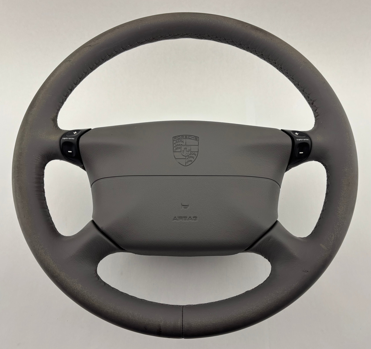 1997-1999 Porsche 986 Boxster / 996 911 Gray Leather 4 Spoke