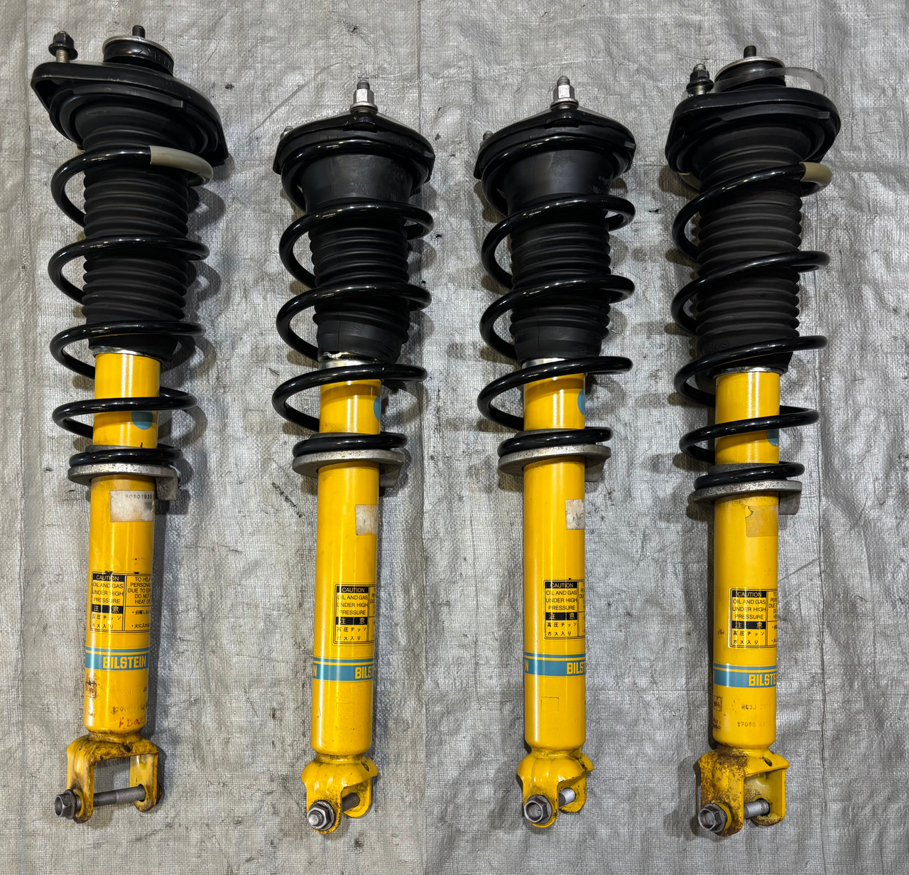 2017-2020 Fiat 124 Spider Abarth Bilstein Shocks Springs / Set of