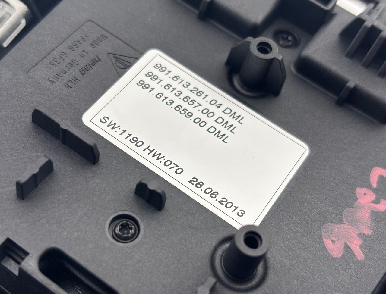 2013-2016 Porsche 981 Boxster Center Console Switch Panel / BC206