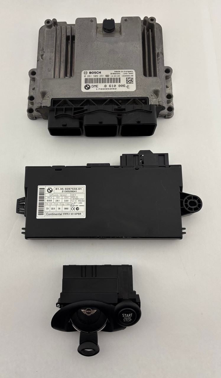 2013 Mini Cooper S R57 Convertible ECU Module DME w/ CAS / Key