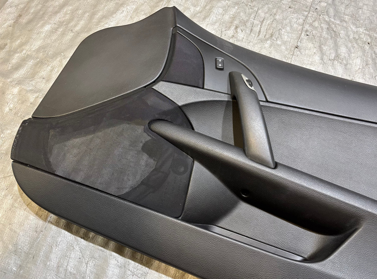 2009-2013 Chevrolet Corvette C6 Coupe Interior Door Panels / Black