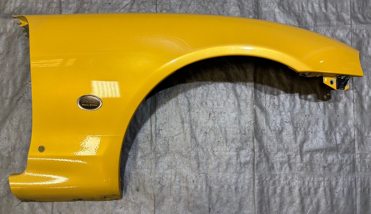 HINA  1999-2005 Mazda Miata Passenger Side Fender Panel / Blazing Yellow