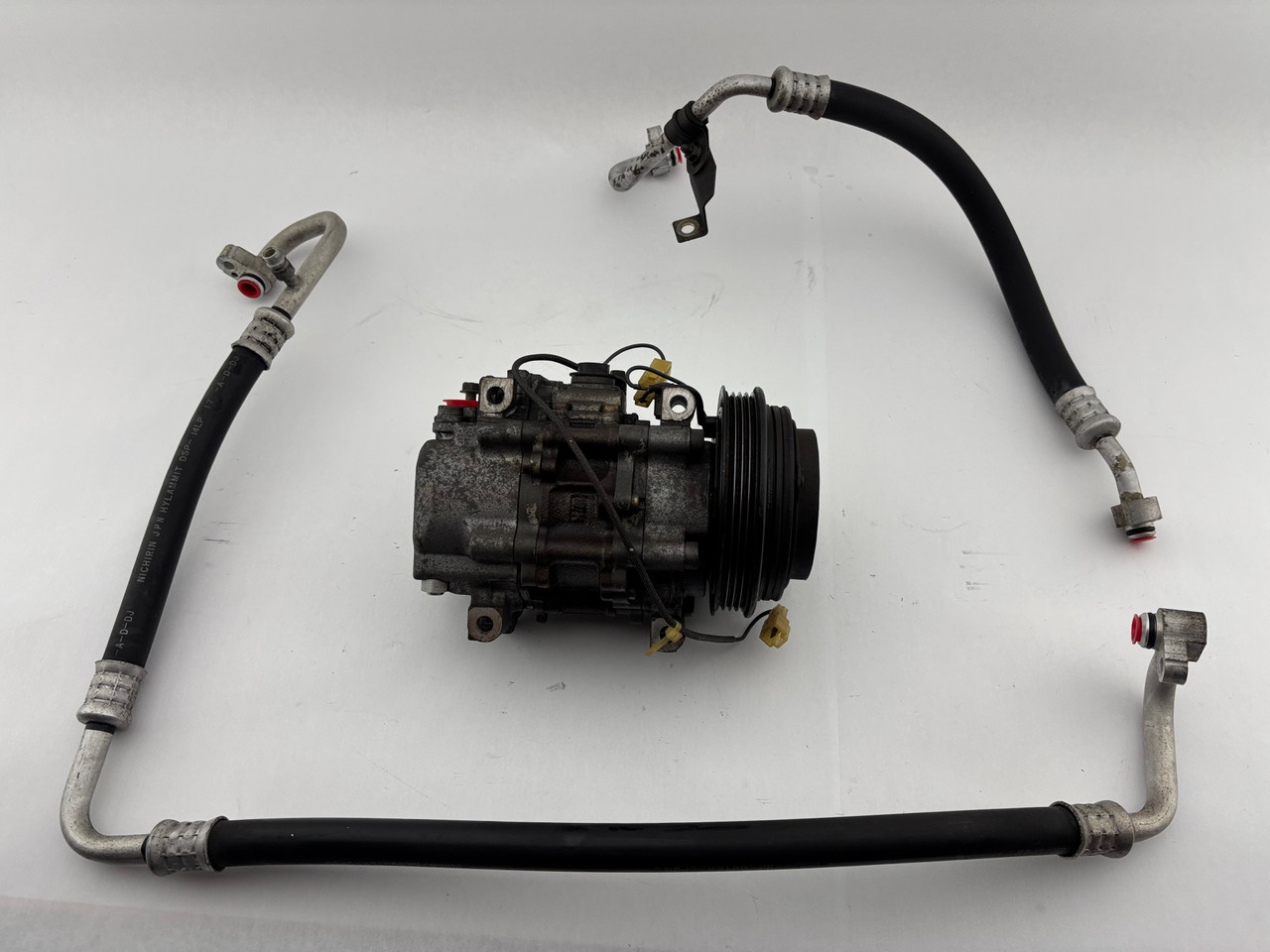 【Masa】 2001-2003 Mazda Miata AC Compressor w/ Rubber Hoses Lines / 131K