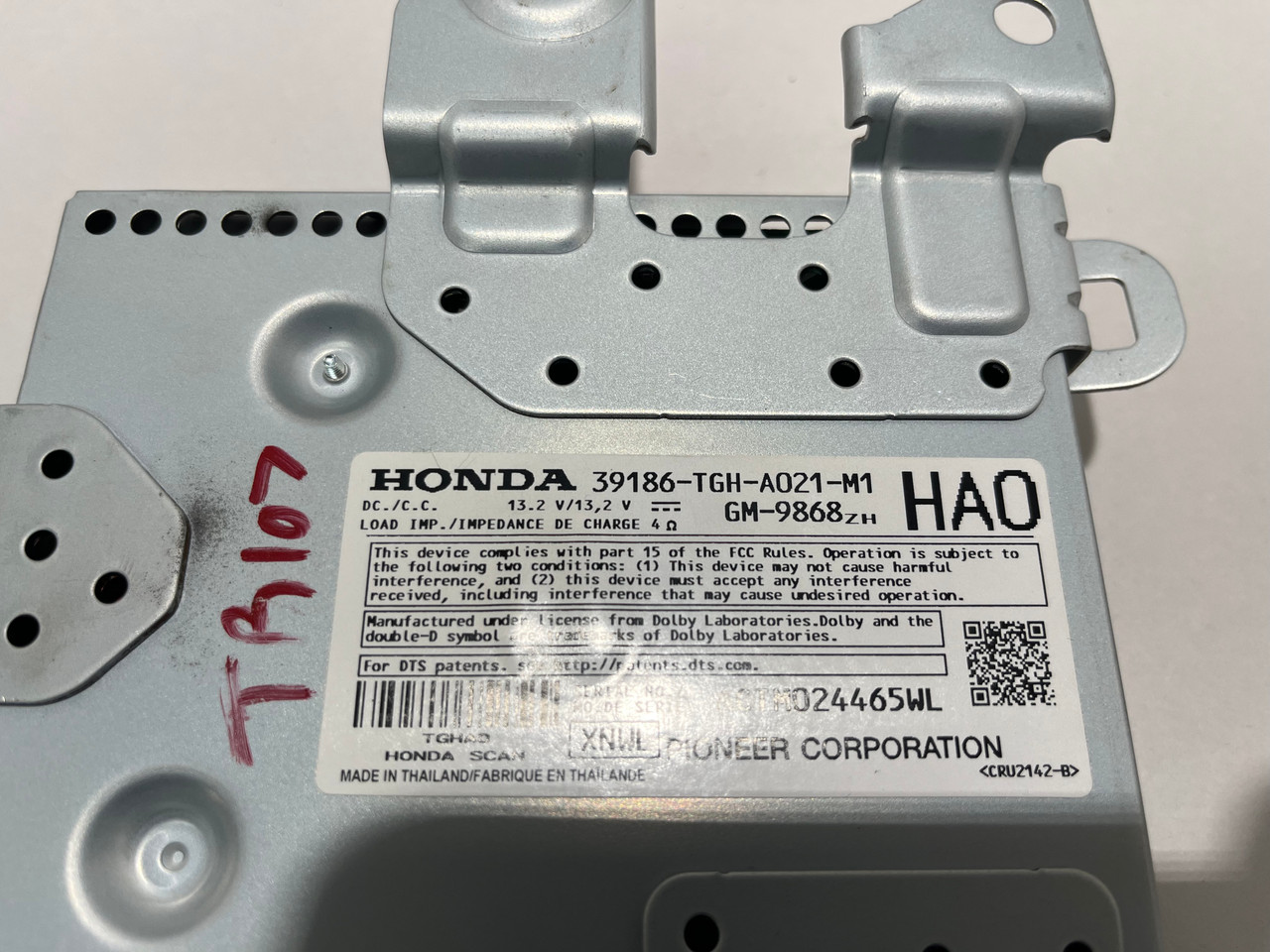 K-POP・アジア Iu htl21 2017-2021 Honda Civic Type R Panasonic Premium Audio Amplifier