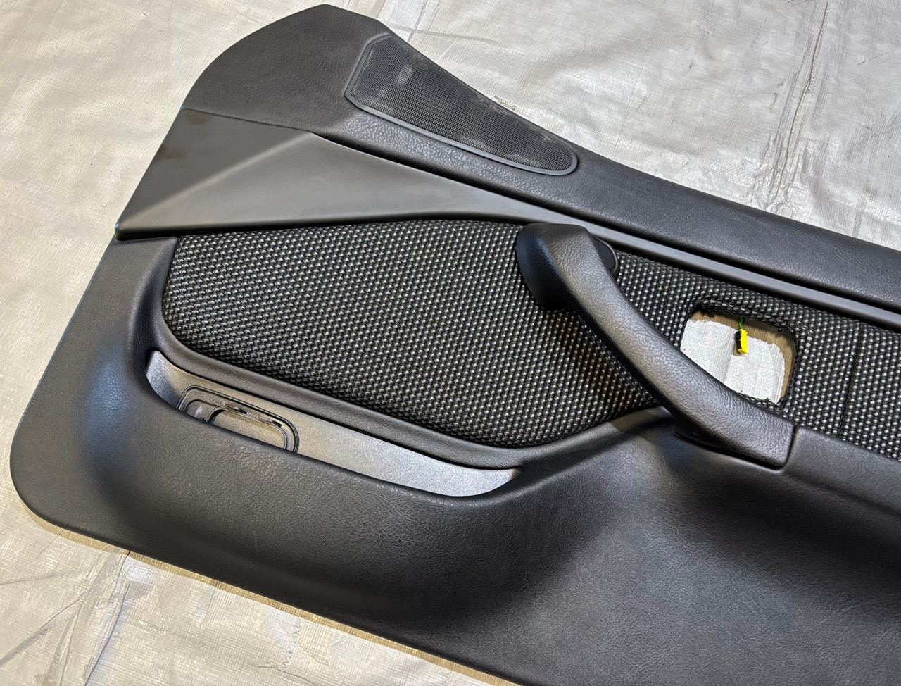 2000-2002 BMW Z3 Roadster Black Leather Interior Door Panels