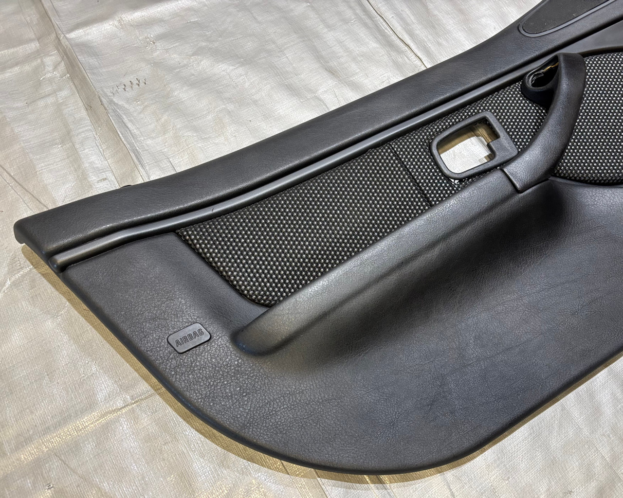 タメマチ 2000-2002 BMW Z3 Roadster Black Leather Interior Door Panels