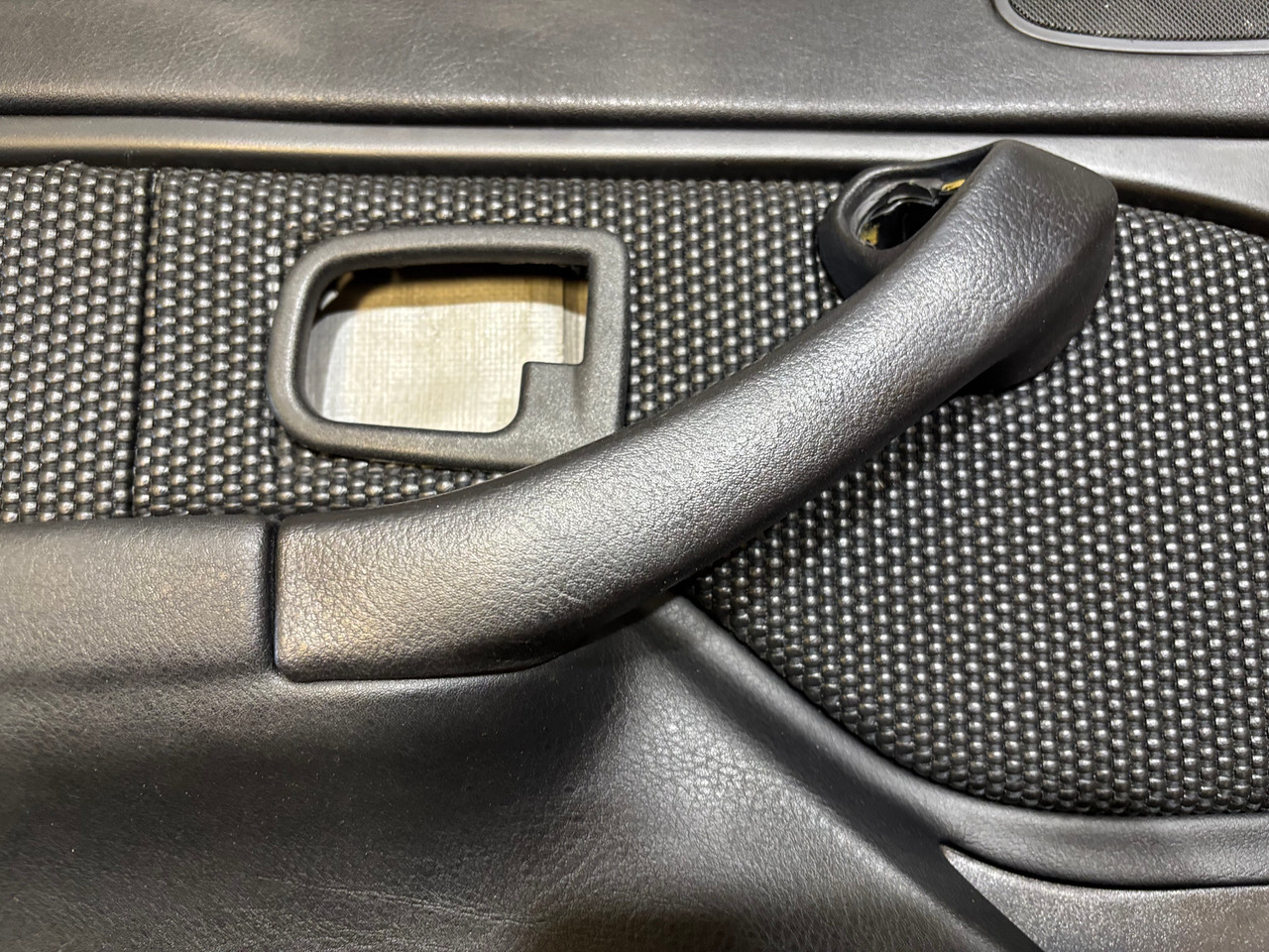 2000-2002 BMW Z3 Roadster Black Leather Interior Door Panels
