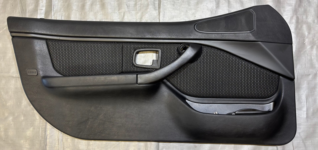 2000-2002 BMW Z3 Roadster Black Leather Interior Door Panels