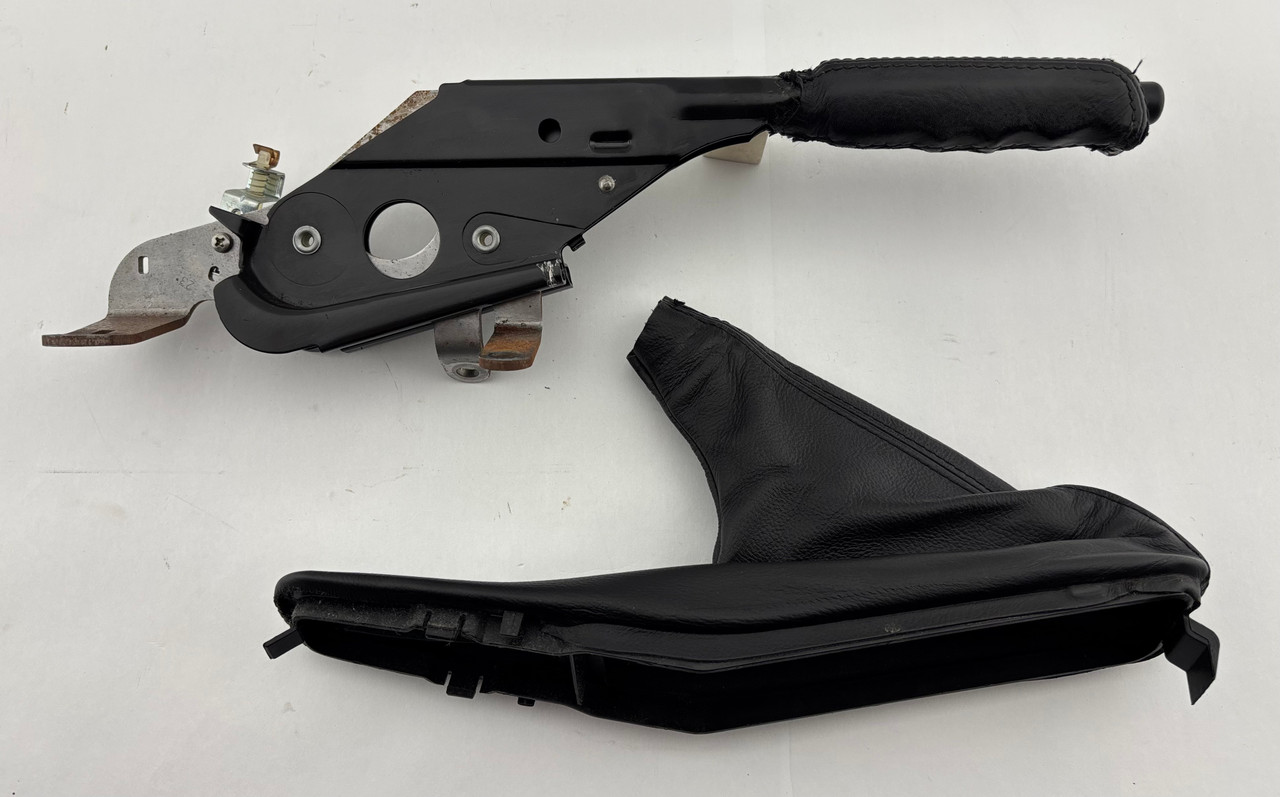 1996-2002 BMW Z3 Roadster Black Leather Parking Brake Handle