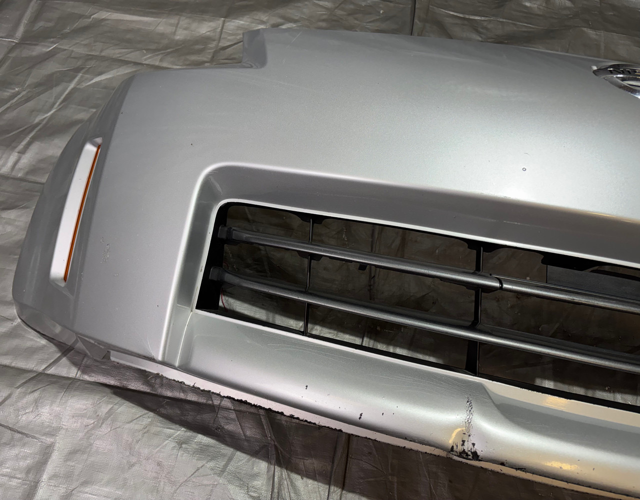 2006-2008 Nissan 350Z OEM Front Bumper Cover w/ Grille / Silver