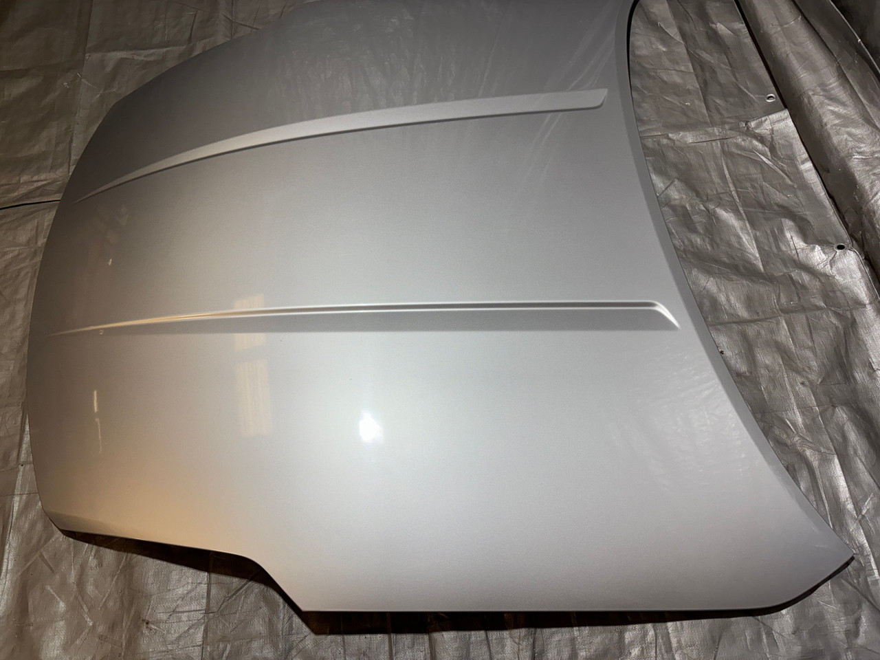 2003-2006 Nissan 350Z OEM Hood Panel / Silver Alloy Metallic 5z030