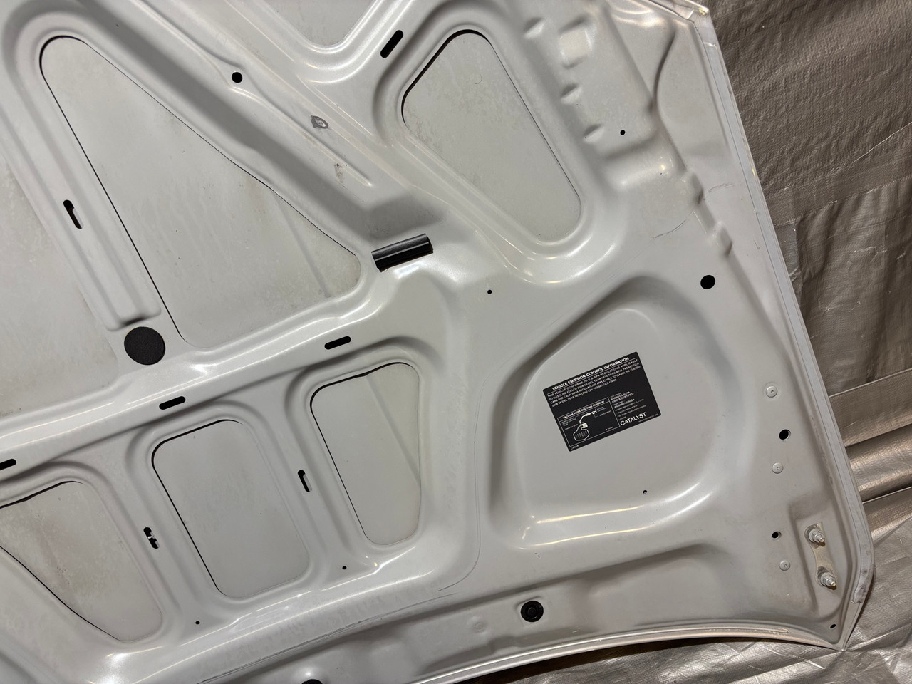 2003-2006 Nissan 350Z OEM Hood Panel / Silver Alloy Metallic 5z030