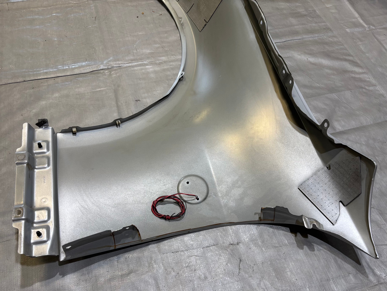 2003-2008 Nissan 350Z Passenger Fender Panel / Silver Alloy