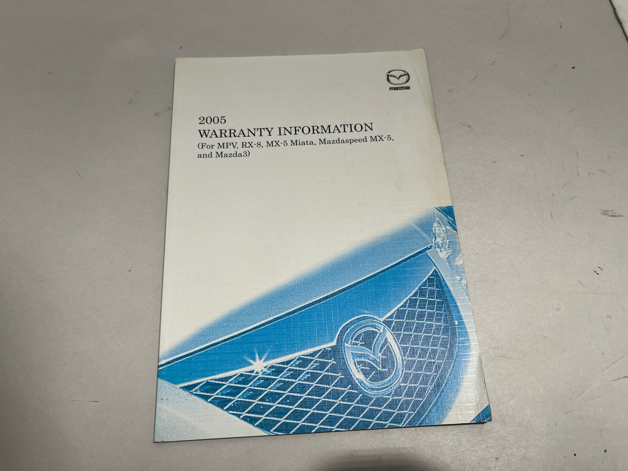 2005 Mazdaspeed Miata Factory Owner's Manual w/ Case / NB273