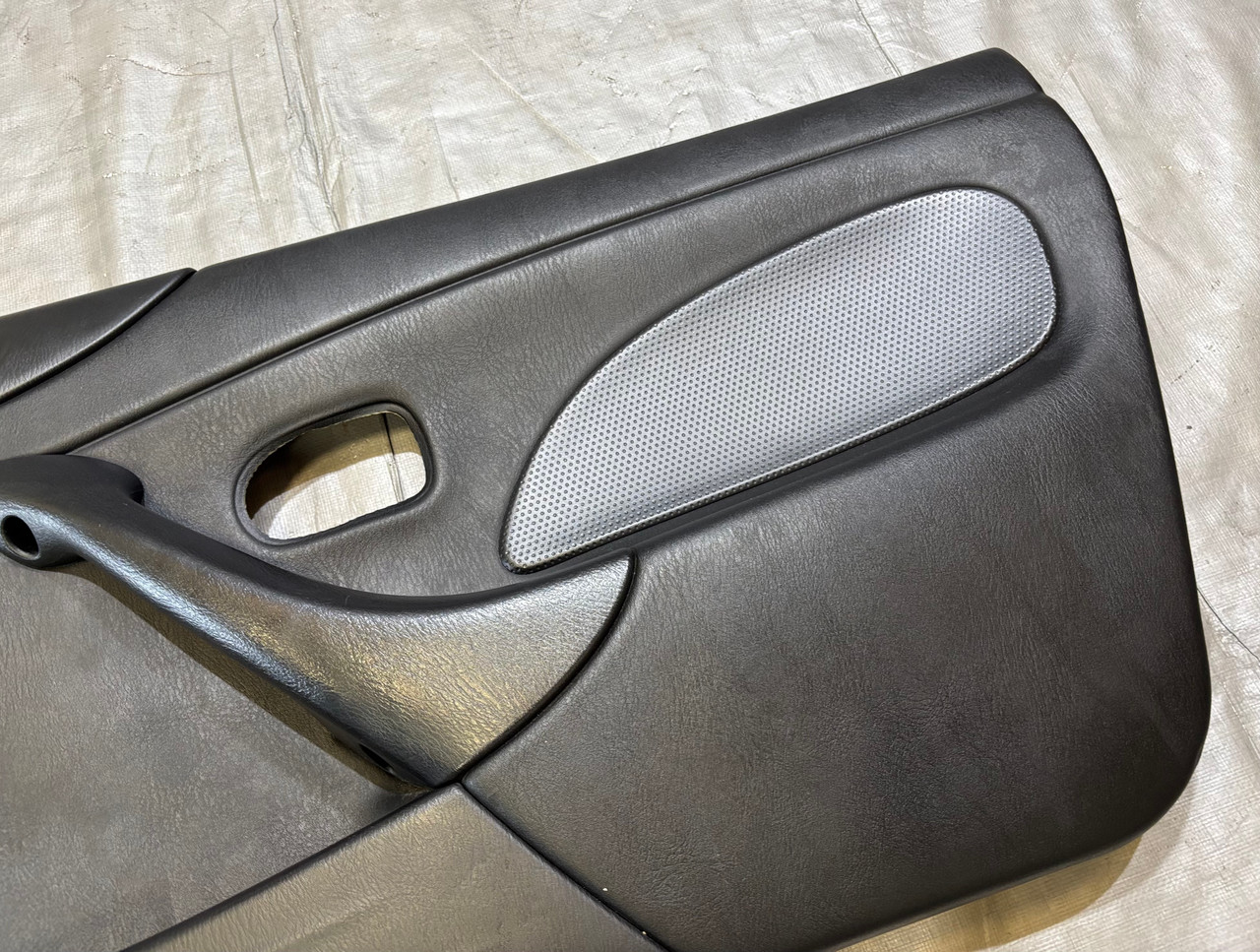 2004-2005 Mazdaspeed Miata Black Leather Door Panels / Pair