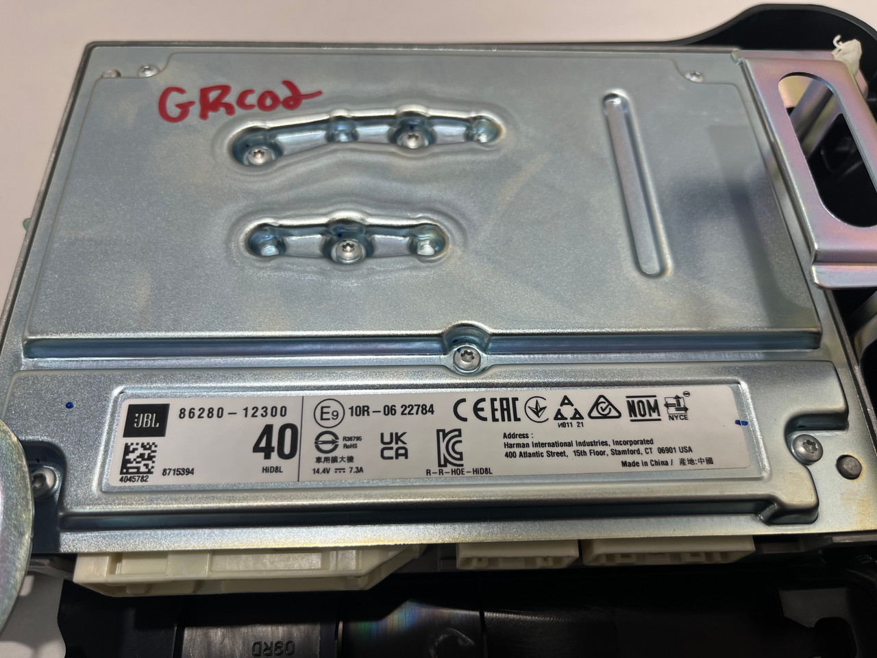 たまる 2023-2025 Toyota GR Corolla Premium JBL Audio Amplifier Module