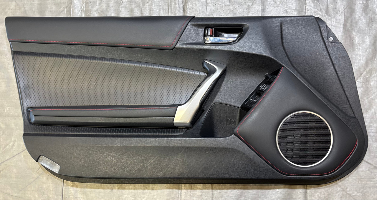 2017-2020 Subaru BRZ Limited OEM Interior Door Panels / Pair / Red