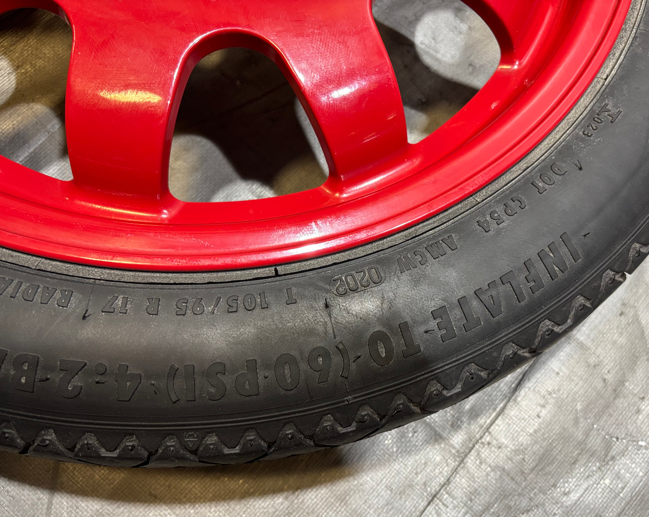 1997-2004 Porsche 986 Boxster / 996 911 Spare Wheel Tire w/ Cover